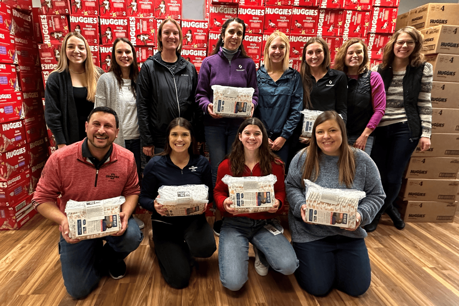 OAUW receives a 75,000 diaper donation The Business News