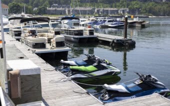 A boat dock.