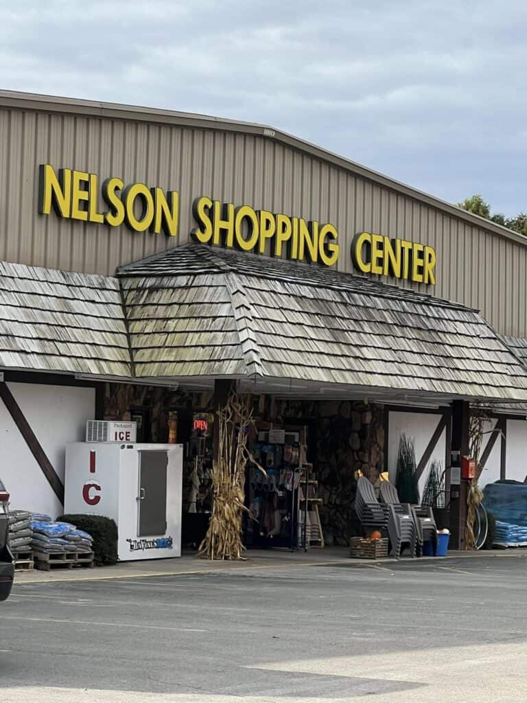 Nelson shopping center.